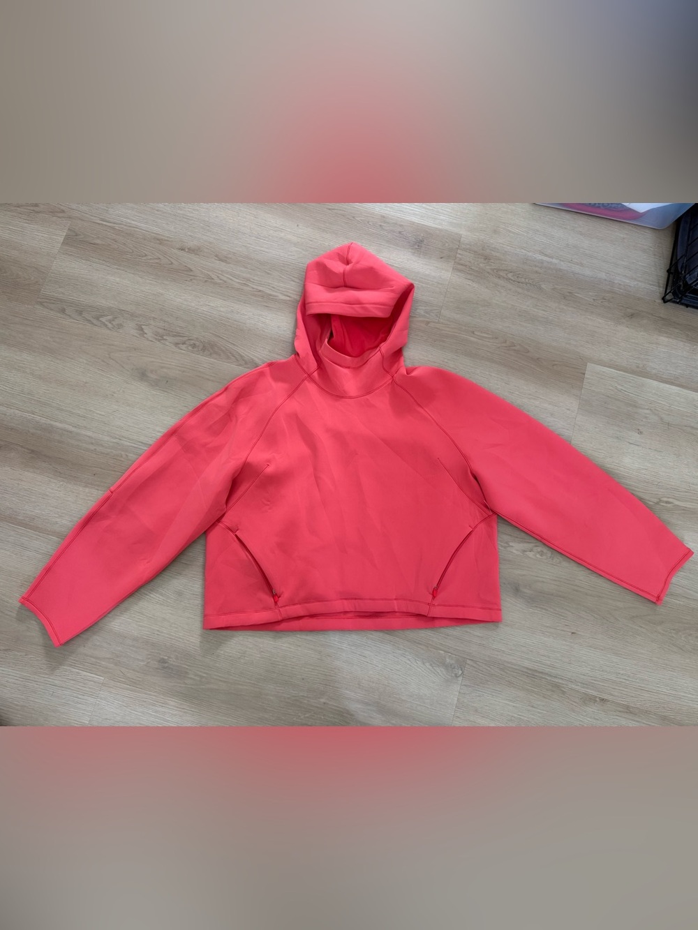 Lululemon Airwrap Pullover Hoodie size 14 pink punch
